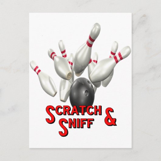 Scratch en Sniff Briefkaart (Voorkant)