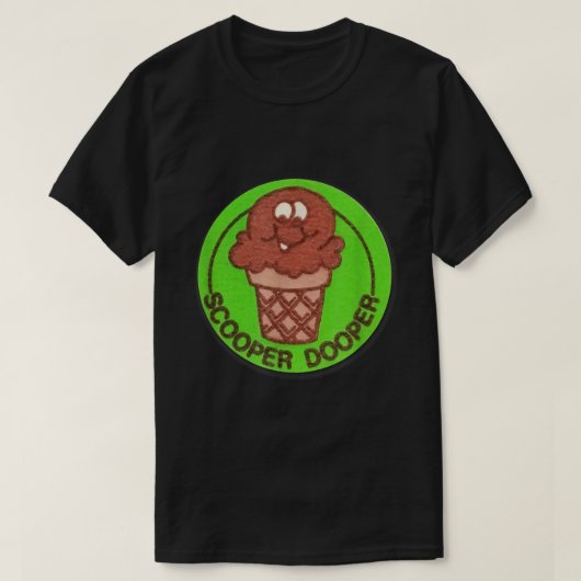  Scratch en Sniff Sticker Ice Cream, Coop T-shirt (Design voorkant)
