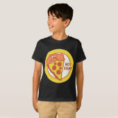 Scratch en Sniff Stickers Hot Stuff Pizza T-shirt (Voorkant volledig)