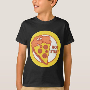 Scratch en Sniff Stickers Hot Stuff Pizza T-shirt