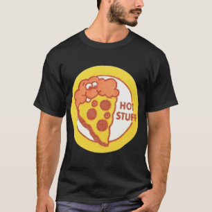 Scratch en Sniff Stickers Hot Stuff Pizza T-shirt