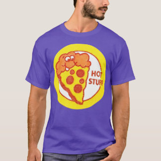 Scratch en Sniff Stickers Hot Stuff Pizza T-shirt