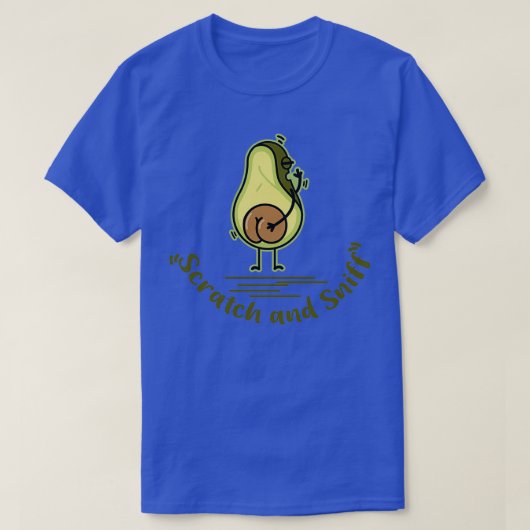 Scratch en sniff t-shirt (Design voorkant)