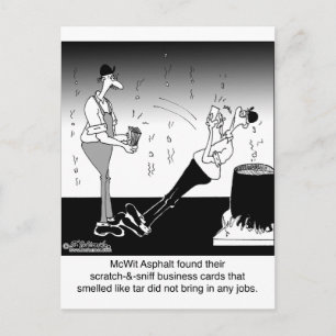 Scratch- en Sniff-Visitekaartjes Briefkaart