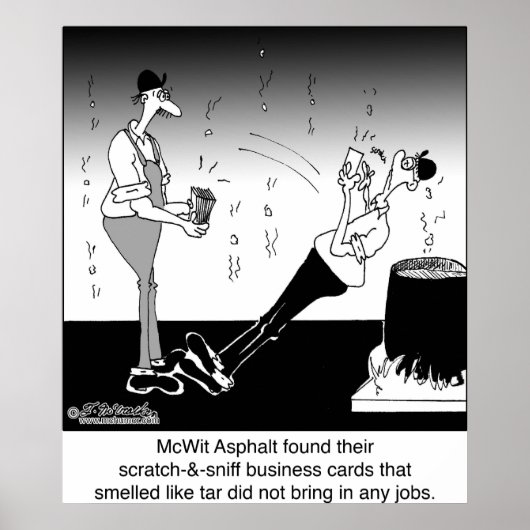 Scratch- en Sniff-Visitekaartjes Poster (Voorkant)