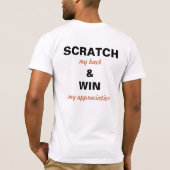 SCRATCH EN WIN T-SHIRT (Achterkant)