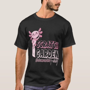 Scratch Garden Salamander Schattige Roze Axolotl T-shirt