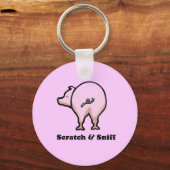 Scratch n Sniff baby t-shirt Sleutelhanger (Voorkant)