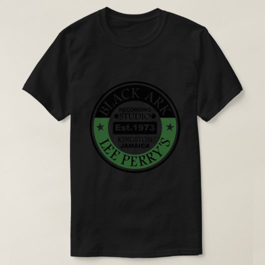 Scratch Perry Black Ark logo - Reggae 45&x27;s T-shirt (Design voorkant)