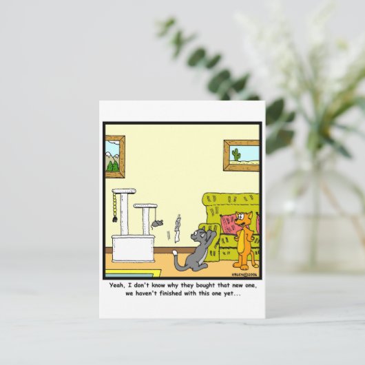 Scratch-post Briefkaart (Staand voorkant)