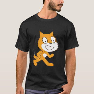 Scratch Programming Language Officiële Mascot Cat T-shirt