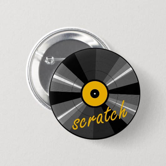 Scratch Ronde Button 5,7 Cm (Voorkant /achterkant)
