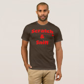Scratch & Sniff Arrow om Mannen T-Shirt te Armpitt (Voorkant volledig)