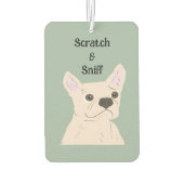 Scratch & Sniff, cute dog, Luchtverfrisser (Achterkant)