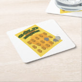 Scratch uit kartonnen onderzetters (Schuin)