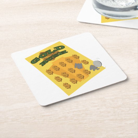 Scratch uit kartonnen onderzetters (Schuin)