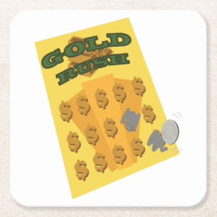 Scratch uit kartonnen onderzetters