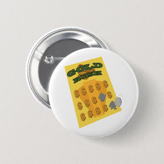 Scratch uit ronde button 5,7 cm (Voorkant /achterkant)