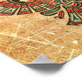 Scratched and Worn Haida Two Headed Spirit Bird Poster (Hoek)