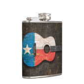 Scratched and Worn Texas Flag Acoustic Guitar Heupfles (Rechts)