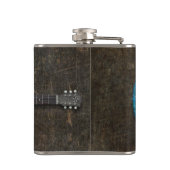 Scratched and Worn Texas Flag Acoustic Guitar Heupfles (Achterkant)