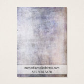 Scratched Brown Paars Earring Holder Display Kaart (Achterkant)