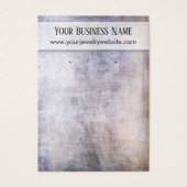 Scratched Brown Paars Earring Holder Display Kaart (Voorkant)