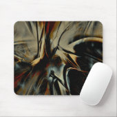 Scratched dark satin texture rumpled virtual cloth muismat (Met muis)