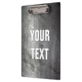 Scratched, geborsteld metaal klembord (Links)