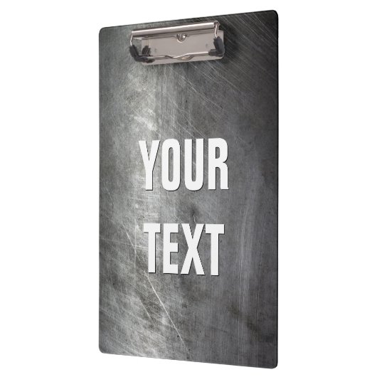 Scratched, geborsteld metaal klembord (Links)