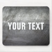 Scratched, geborsteld metaal muismat (Voorkant)