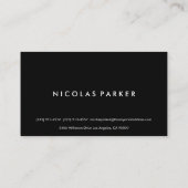 Scratched, geborsteld metaal visitekaartje (Achterkant)