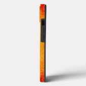 Scratched glanzend vuurbal Hoesje-Mate iPhone draa Case-Mate iPhone Case (Achterkant / Links)