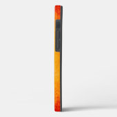 Scratched glanzend vuurbal Hoesje-Mate iPhone draa Case-Mate iPhone Case (Achterkant / Links)