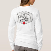 'Scratched' Logo, lange hoes voor vrouwen T-shirt (Achterkant)