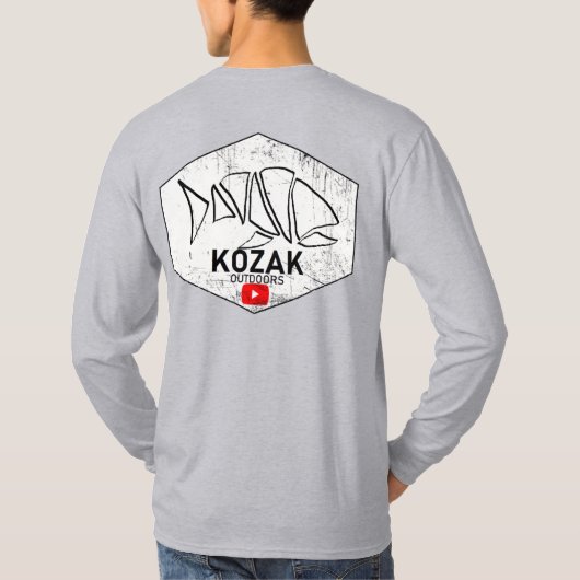 "Scratched Long hoes" T-shirt (Achterkant)