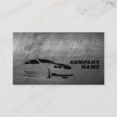 Scratched Metal Effect, Auto Dealer Visitekaartje (Voorkant)