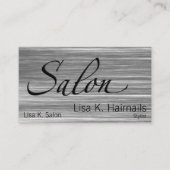 Scratched Salon Visitekaartje (Voorkant)