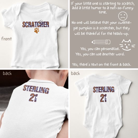 Scratcher - Baby Scratches Romper