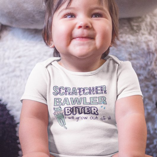 Scratcher Bawler Biter w/Cat & Tears Romper