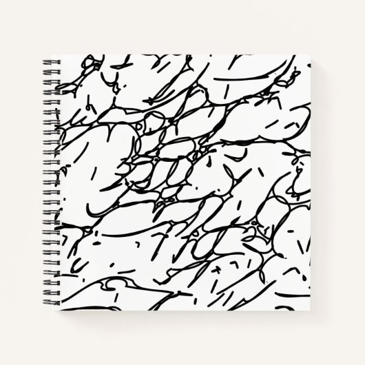 Scratches in zwart-wit - 1 notitieboek (Voorkant)