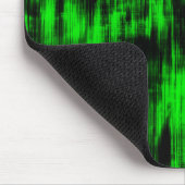 Scratches met een flitsgroen en sterk donkerdonker muismat (Hoek)