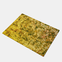 Scratches op een licht gevlekt, geel afbeelding deurmat