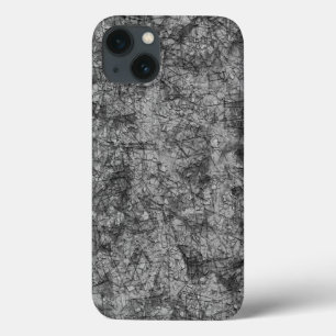 Scratches op een licht gevlekte grijs naar zwart Case-Mate iPhone case