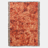 Scratches op een licht gevlekte koraalachtergrond deken (Voorkant Verticaal)