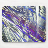 Scratches op een zilvertextuur onder blauwe damp muismat (Voorkant)