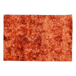 Scratches op krassen op een licht gevlekt koraal kussensloop