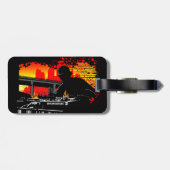 Scratchingsuitrustingen Bagagelabel (Achterkant horizontaal)