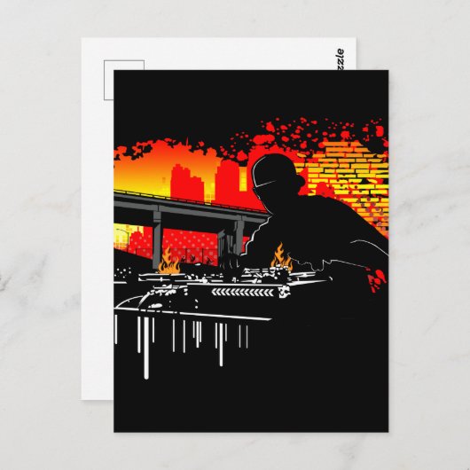 Scratchingsuitrustingen Briefkaart (Voorkant / Achterkant)