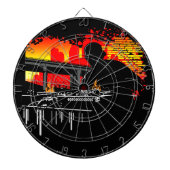 Scratchingsuitrustingen Dartbord (Voorkant)